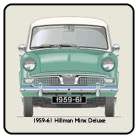 Hillman Minx IIIA Deluxe 1959-61 Coaster 3